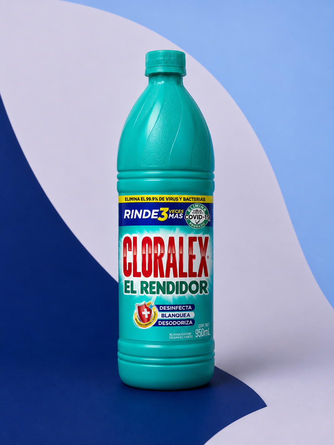 Cloralex 950 ml cloro desinfectante para limpieza institucional